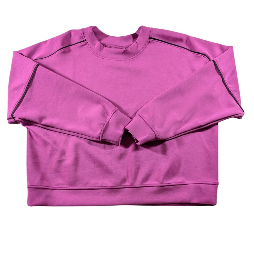 All In Motion NEW Sandwash Pickleball  Sweatshirt Large Dark Violet